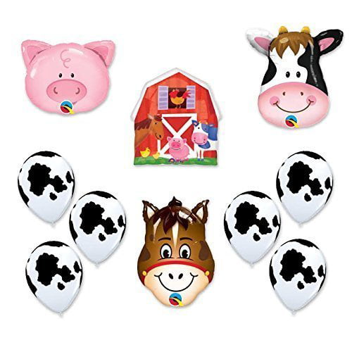 Pig Lamb Baby Shower Candle Favors Horse Baby Farm Animals Cow